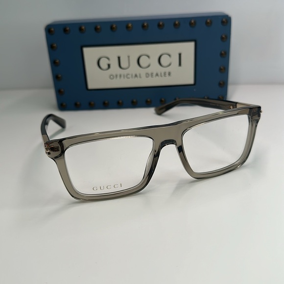 New Gucci GG1504O 008 56 eyeglasses in Brown. The 008 - Picture 5 of 14